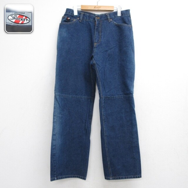 JOE ROCKET パンツ メンズ ジーンズ ライナー付き ネイビー デニム 実寸W32 | 古着