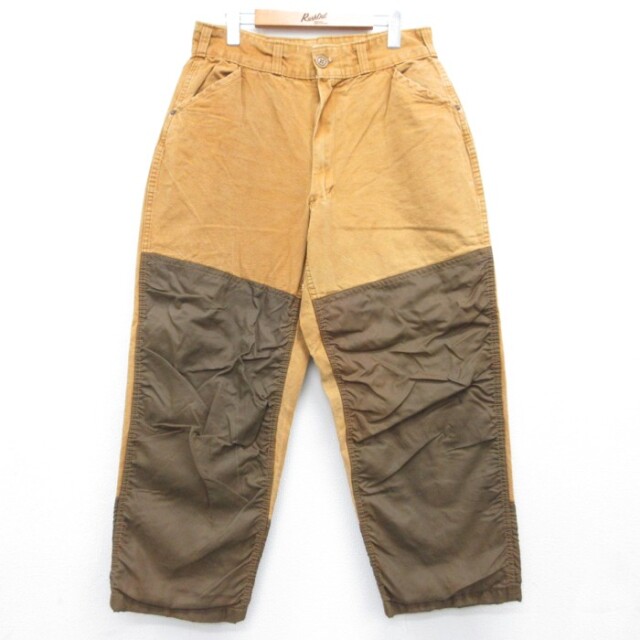 American Field 80s ハンティングパンツ ダック地 ブラウン 実寸W31 | 古着