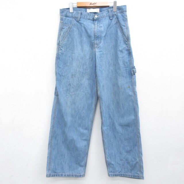 リーバイス デニムカーペンターパンツ ネイビー 実寸W33 | 古着