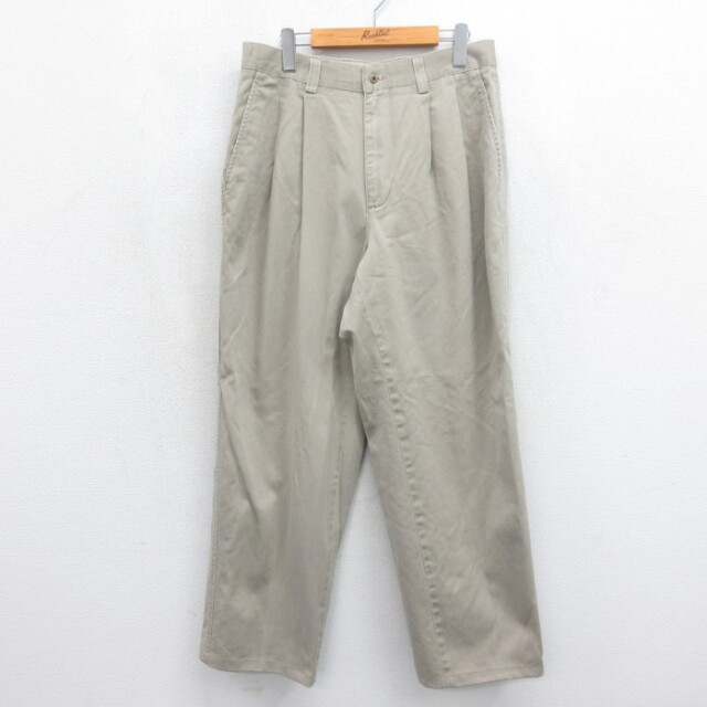ギャップ 90s パンツ リラックスフィット ベージュ 実寸W33 | 古着