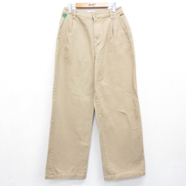 実寸W32 パンツ ベージュ | 古着