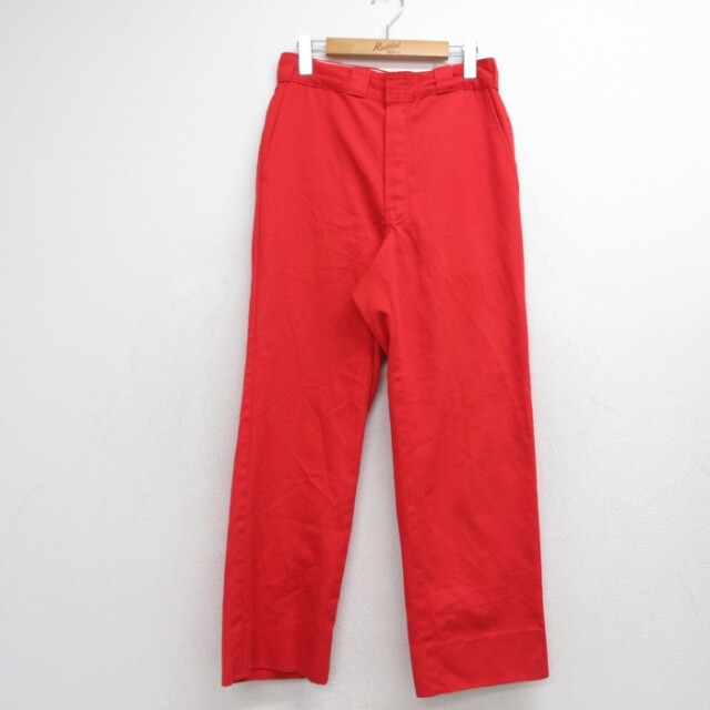 ディッキーズ 80s パンツ チビタグ レッド W30 | 古着 26aug26