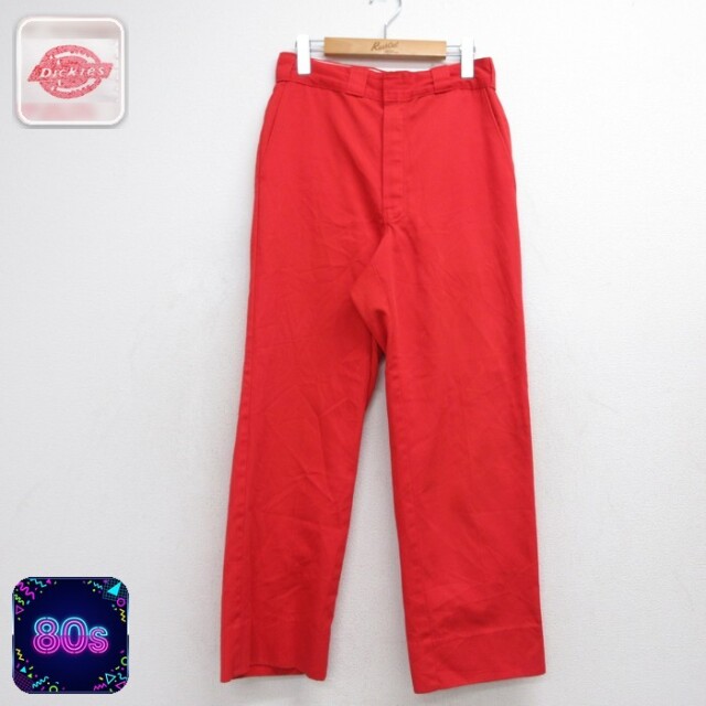ディッキーズ 80s パンツ チビタグ レッド W30 | 古着 26aug26