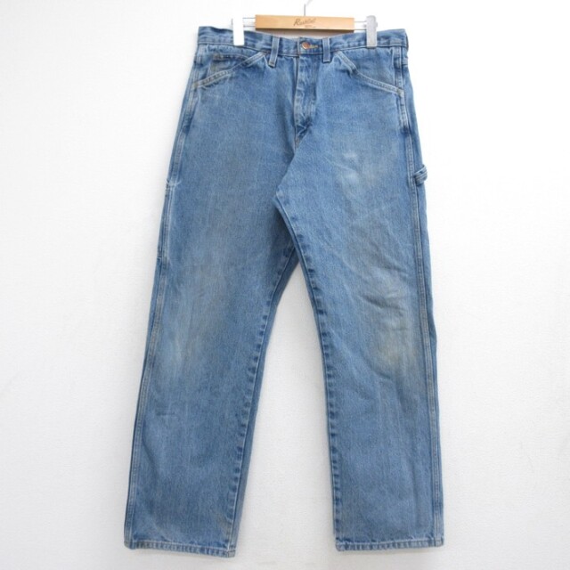 ラウンドハウス 90s パンツ ワークペインター ネイビー W34 | 古着 26aug26