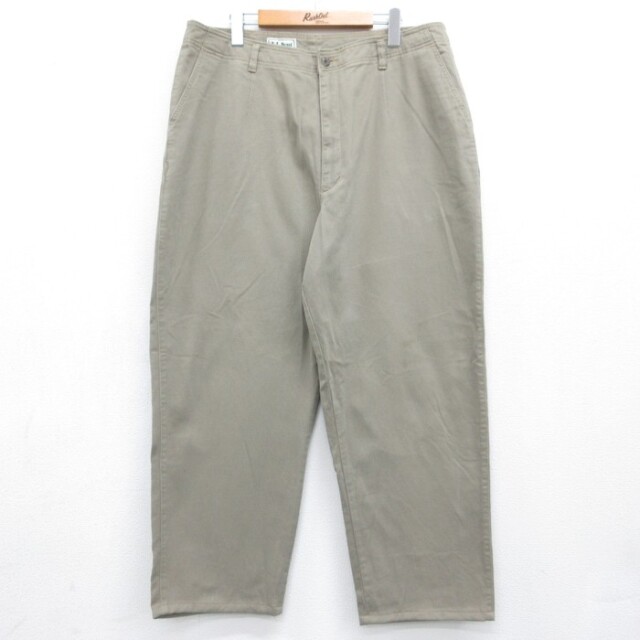エルエルビーン 90s チノパンツ ベージュ 実寸W37 | 古着