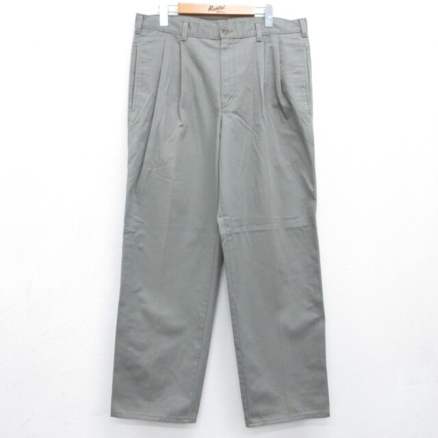Duxbak 90s ツータックパンツ グレー 実寸W35 | 古着