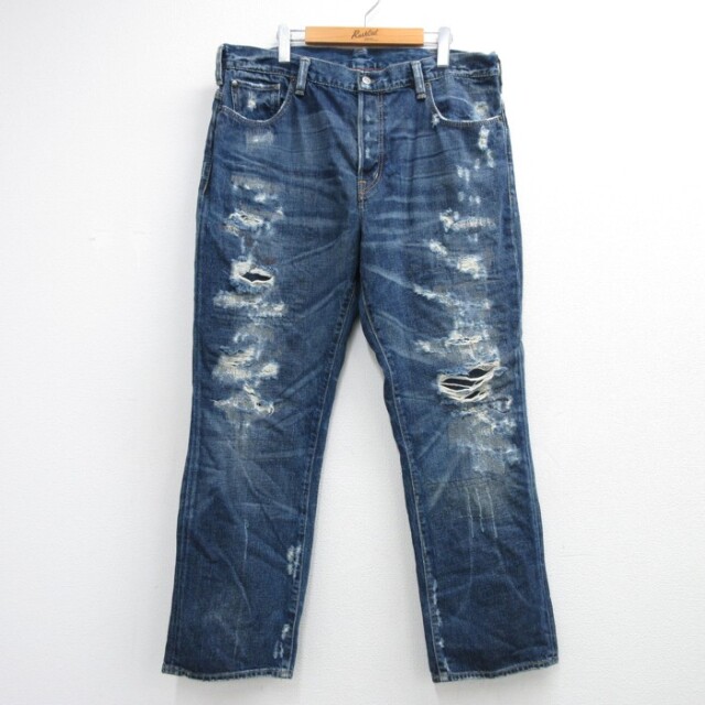 ラルフローレン W38デニムパンツ ネイビー 実寸W38 | 古着