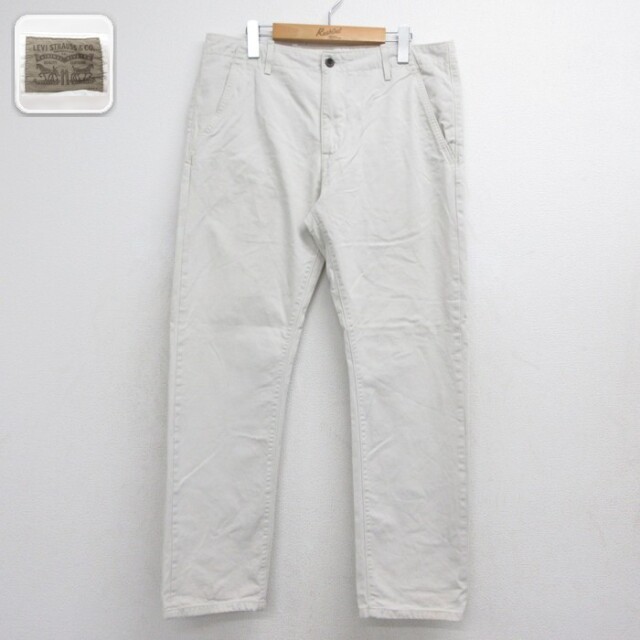 リーバイス パンツ フラップポケット ホワイト 実寸W34 | 古着