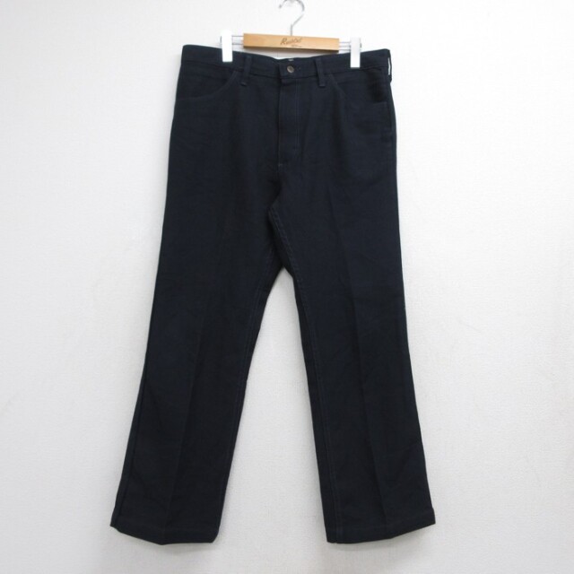 ラングラー 80s パンツ ランチャー ネイビー 実寸W34 | 古着