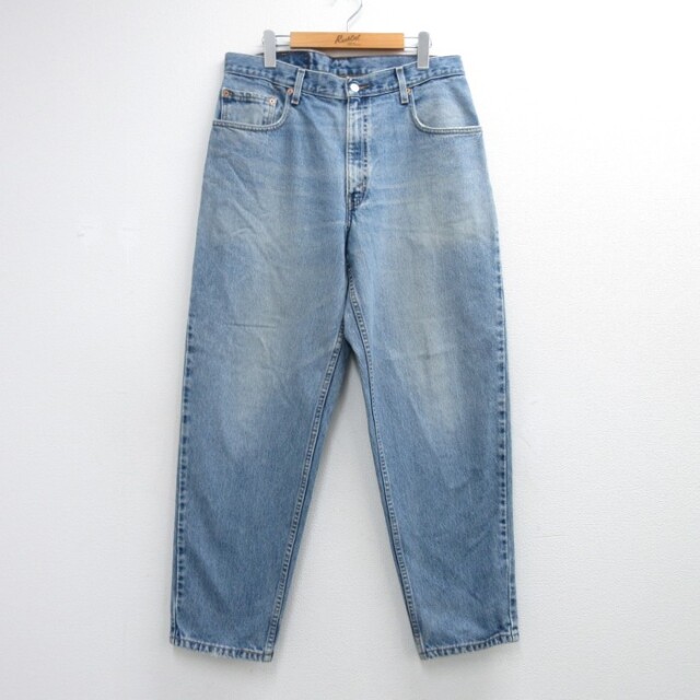 リーバイス560 90s ジーンズ ヒゲ ネイビー 実寸W34 | 古着