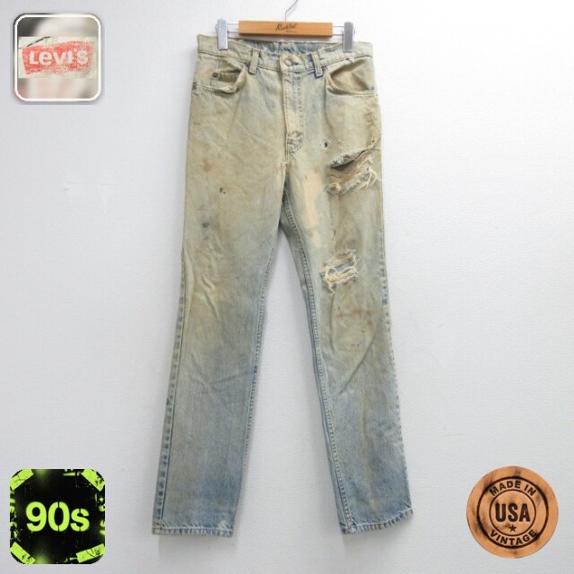 古着通販 W32☆古着 ベイカー パンツ メンズ 80年代 80s ダック地