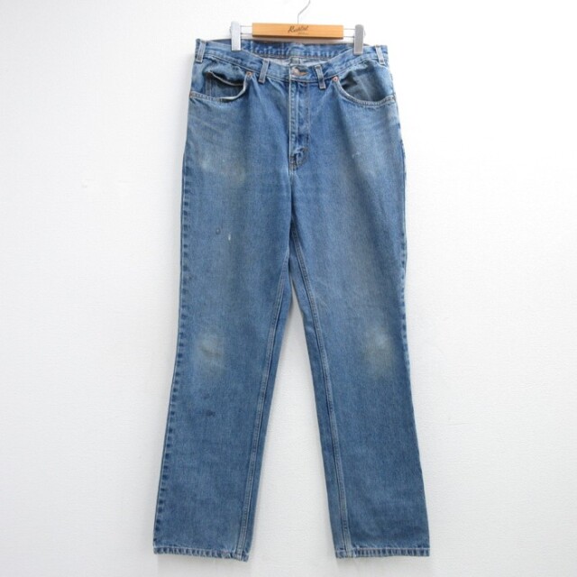 リーバイス 90s ジーンズ ヒゲ ネイビー 実寸W36 | 古着
