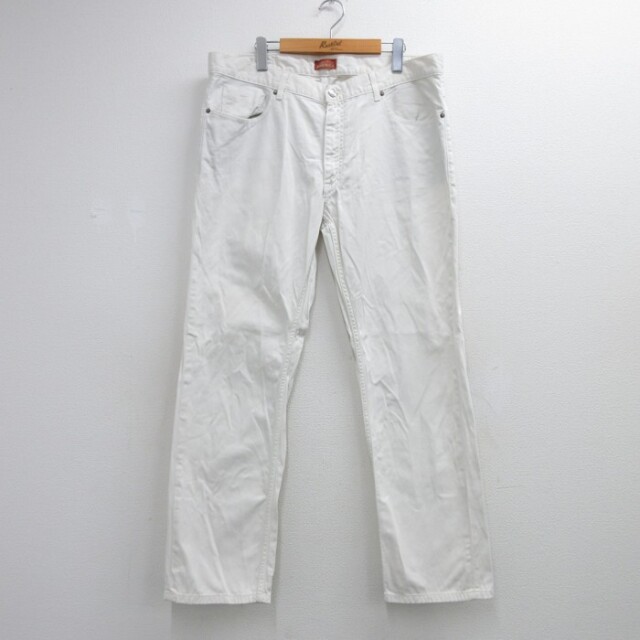 Perry Ellis 5ポケットパンツ ホワイト 実寸W37 | 古着