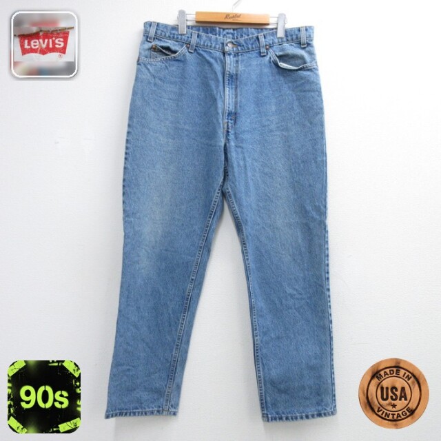 リーバイス540 90s パンツ 5ポケット ネイビー 実寸W37 | 古着
