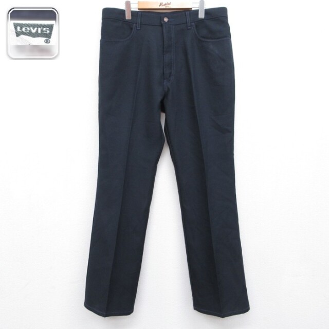 リーバイス517 パンツ ブーツカット ブラック 実寸W38 | 古着