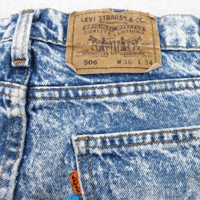 古着通販 W34☆古着 Levi's リーバイス メンズ 80年代 80s 506