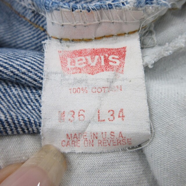 古着通販 W34☆古着 Levi's リーバイス メンズ 80年代 80s 506