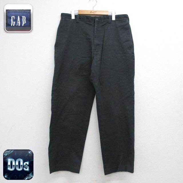 ギャップ 00s パンツ ストレッチ ブラック 実寸W36 | 古着