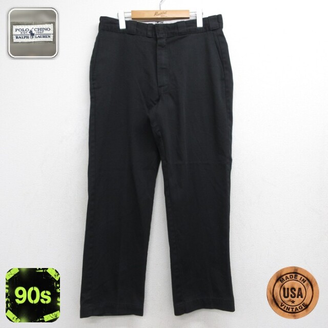 ディッキーズ 80s パンツ チビタグ ブラック 実寸W34 | 古着