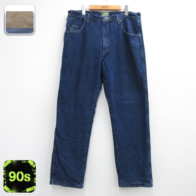 Cabela's 00s ジーンズ 内側フリース ネイビー 実寸W36 | 古着