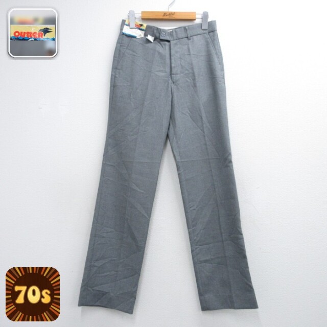 80s パンツ デッドストック グレー メンズW29相当 | 古着