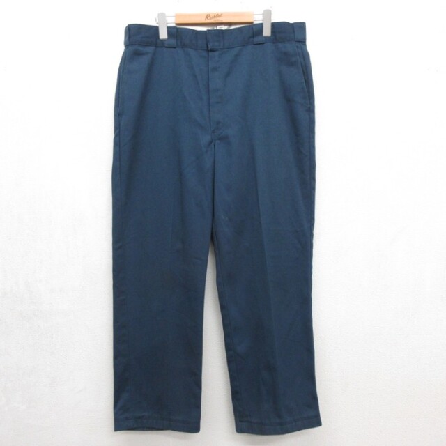 W38★古着 ディッキーズ Dickies パンツ メンズ 90年代 90s ワーク 874 USA製 ネイビー【spe】 26sep18
