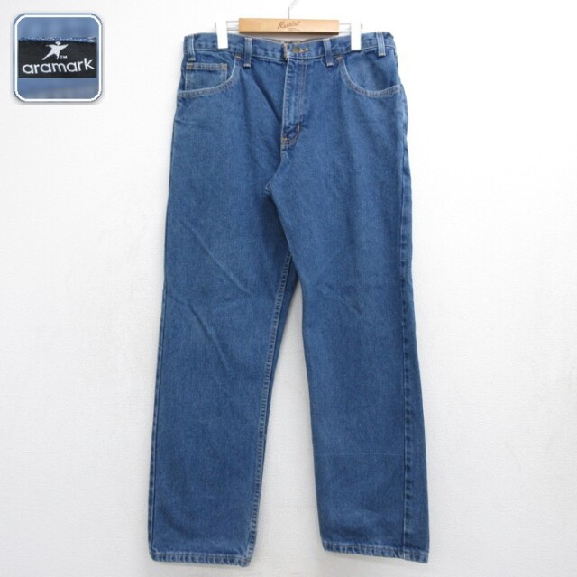古着通販 W33☆古着 リーバイス Levis 504 ジーンズ メンズ ヒゲ 紺