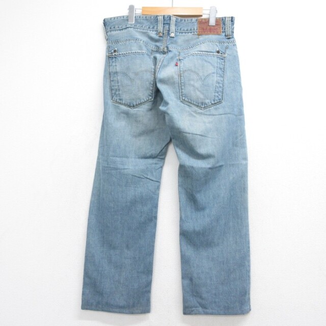 古着通販 W34☆古着 Levi's リーバイス パンツ メンズ ジーンズ ヒゲ