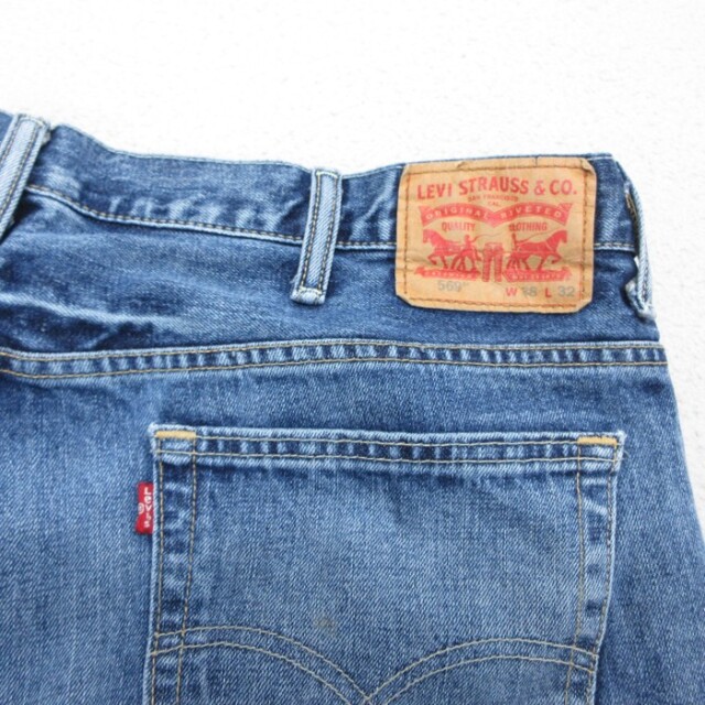 古着通販 W39☆古着 Levi's リーバイス パンツ メンズ ジーンズ ヒゲ