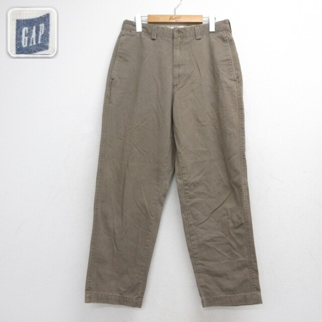 ギャップ リラックスフィットパンツ ブラウン 実寸W31 | 古着