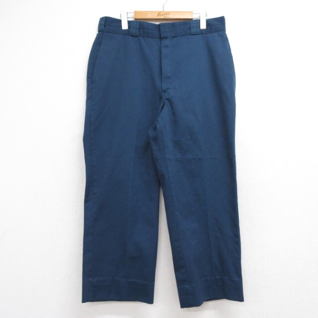 W36★古着 ディッキーズ Dickies パンツ メンズ 90年代 90s 90's USA製 ネイビー【spe】 26oct02