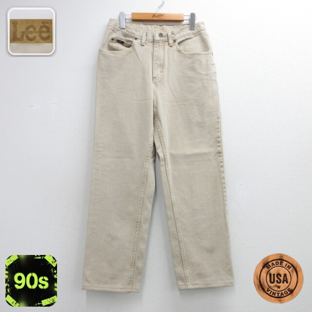 リー 90s パンツ ベージュ 実寸W31 | 古着