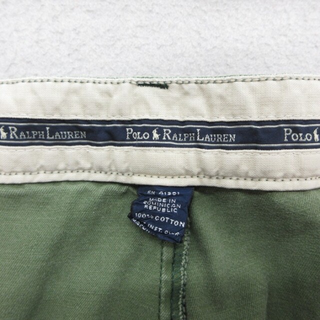 【極美品】90s ラルフローレン パッチワーク スラックス W34 L30 太め 古着通販 W38☆古着 ラルフローレン Ralph Lauren ブランド ポロ