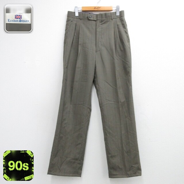 リーバイス アクションスラックス W37相当 グレー セミフレア ヴィンテージ 古着通販 W37☆古着 リーバイス Levis アクション スラックス パンツ