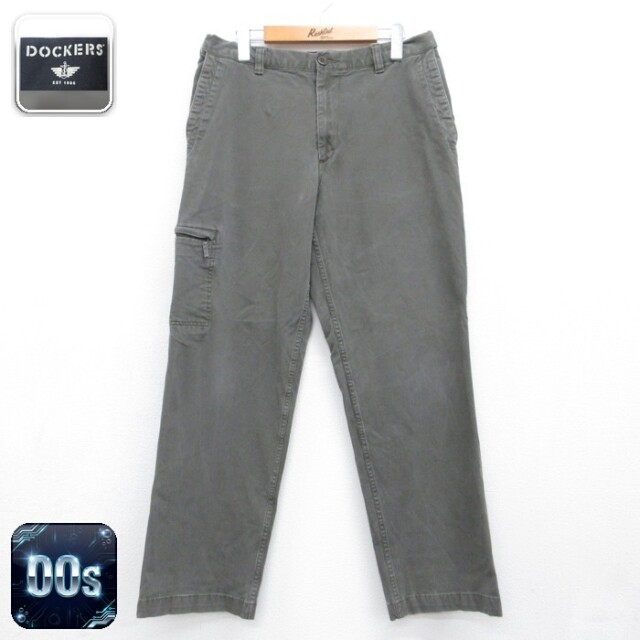 DOCKERS ドッカーズ パンツ メンズ カーキ 実寸W32 | 古着