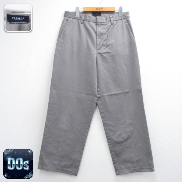 DOCKERS ドッカーズ パンツ メンズ チノ コットン グレー 実寸W32 | 古着
