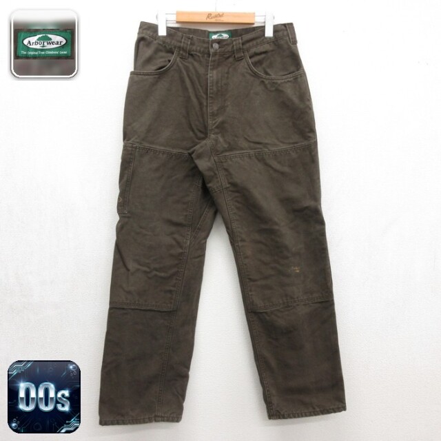 古着通販 W31☆古着 Arborwear パンツ メンズ 00年代 00s ダブルニー