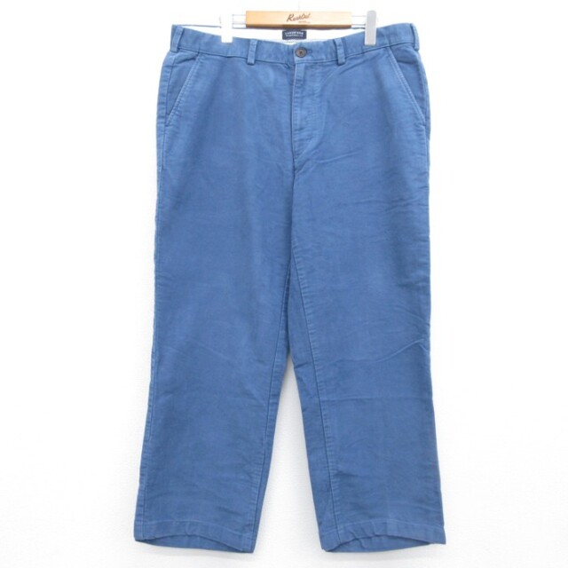 古着通販 W36☆古着 LANDS'END ランズエンド パンツ メンズ フラップ