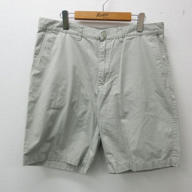 W36★古着 パタゴニア patagonia ショート パンツ ショーツ メンズ オーガニックコットン グレー系 22apr25 中古 ボトムス 短パン ショーパン ハーフ