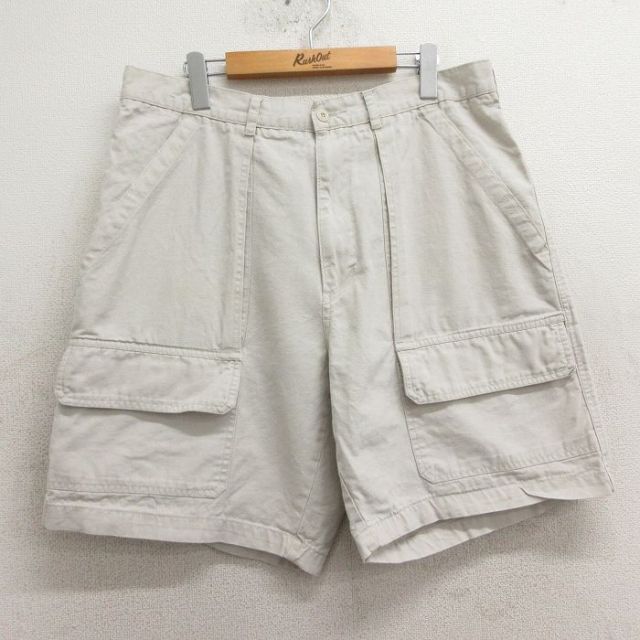 ルート66 00s カーゴショーツ ダック地 ベージュ W36 | 古着