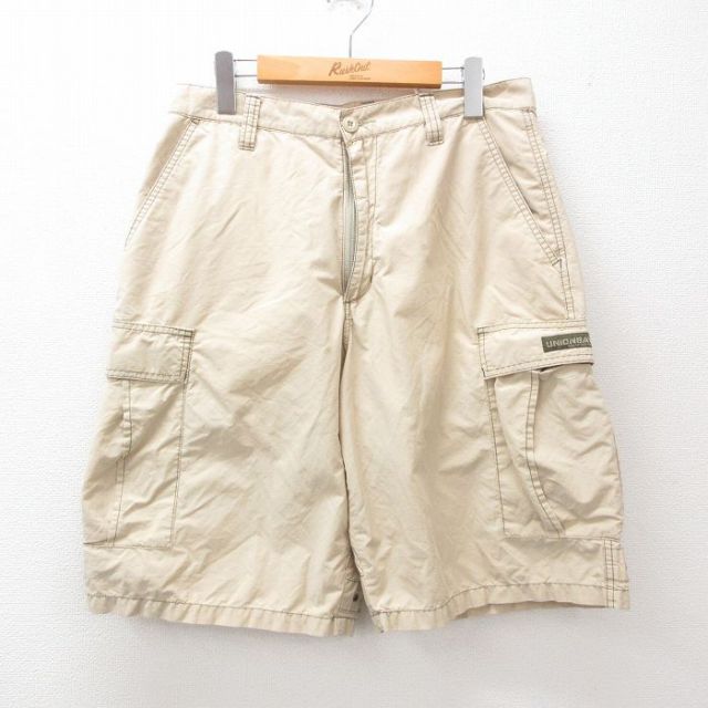 ユニオンベイ 00s ショートカーゴパンツ ベージュ W32 | 古着