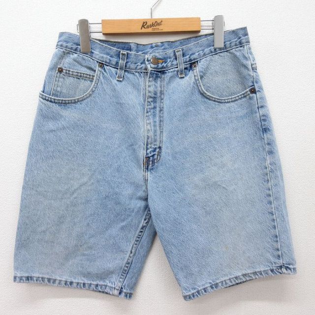 90s ショートパンツ デニム ネイビー W33 | 古着