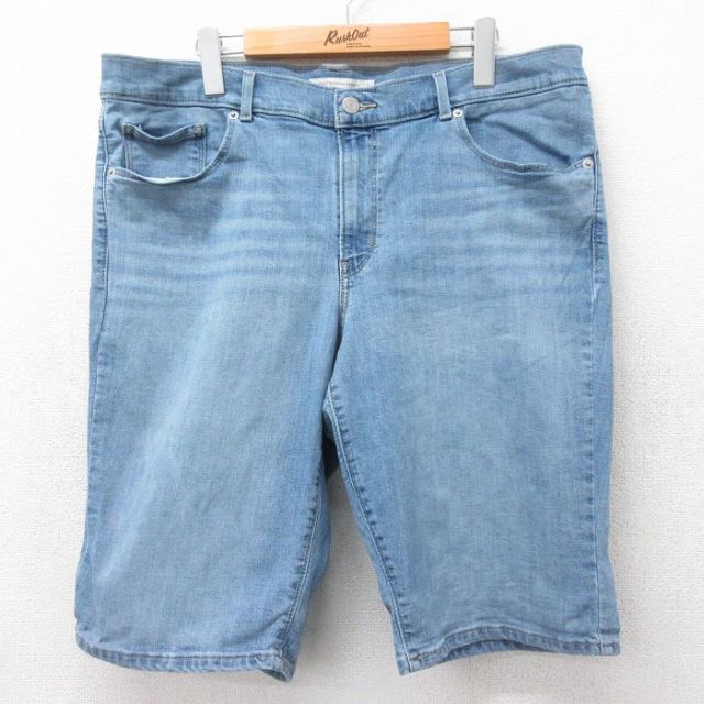 【50%OFF】リーバイス508 ショートパンツ ヒゲ ネイビー W37 | 古着