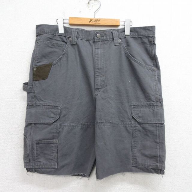 【50%OFF】Wrangler ショートペインターカーゴパンツ ダック地 グレー W37 | 古着