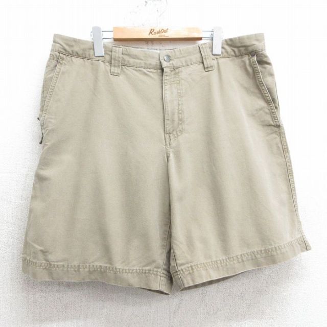 コロンビア ショートパンツ ベージュ W38 | 古着