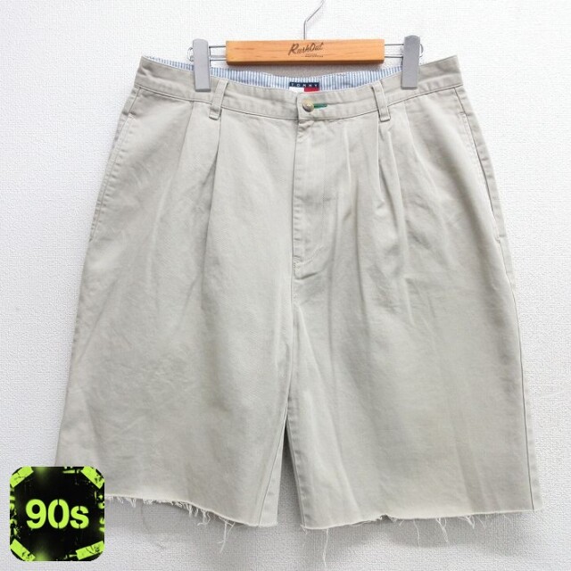 トミーヒルフィガー 90s ショーツ ベージュ W33 | 古着