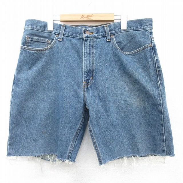 【50%OFF】FADED GLORY ショートパンツ デニム ネイビー W36 | 古着