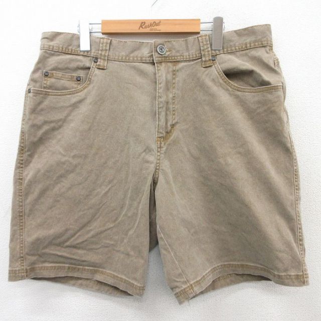 W38★古着 レッドヘッド ショート パンツ ショーツ メンズ ベージュ系 カーキ 25apr04 中古 ボトムス 短パン ショーパン ハーフ