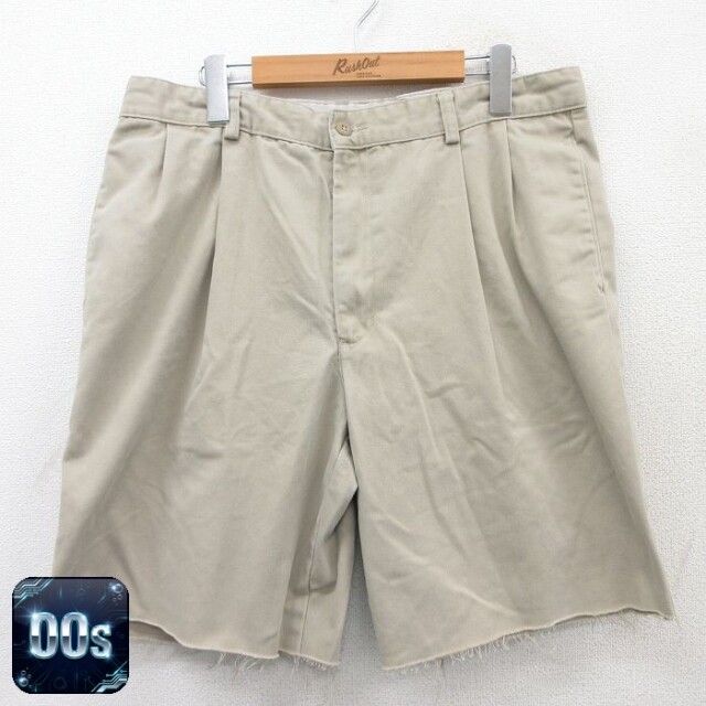 【50%OFF】エディーバウアー 00s ショートチノパンツ ベージュ W36 | 古着