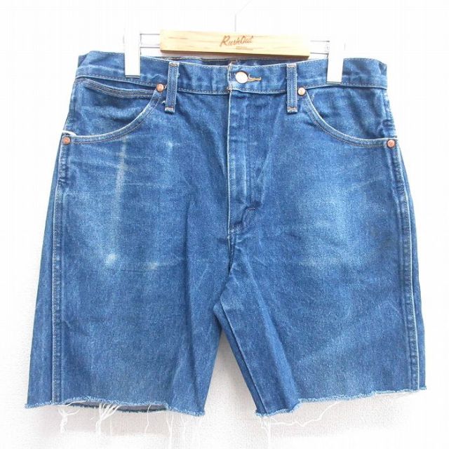 【50%OFF】ラングラー ショートパンツ ネイビー W33 | 古着